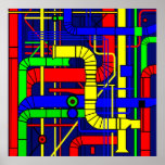 Inspired by the Centre Georges Pompidou Posters