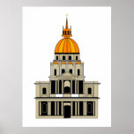 Inspired by  the Church at the Invalides Posters