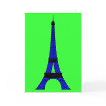 Inspired by the Eiffel Tower Greeting Cards