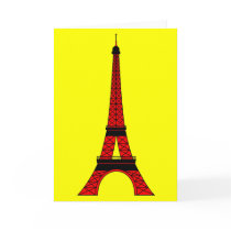 Inspired by the Eiffel Tower Cards