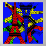 Inspired by the Eiffel Tower Poster