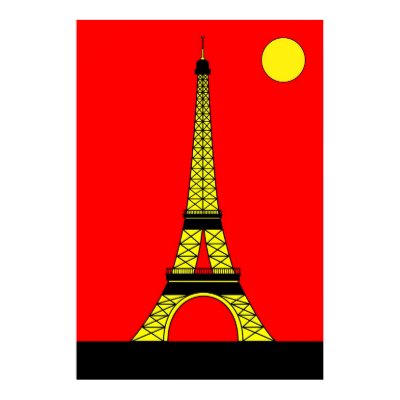 Inspired by the Eiffel Tower Posters by lonvig