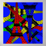 Inspired by the Eiffel Tower Posters