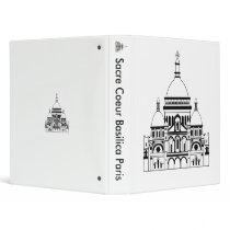 Inspired by the Sacre Coeur, Montmartre Binder