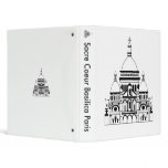 Inspired by the Sacre Coeur, Montmartre binders