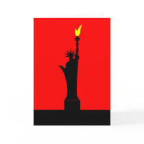 Inspired by the Statue of Liberty in Paris Card
