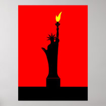 Inspired by the Statue of Liberty in Paris Posters