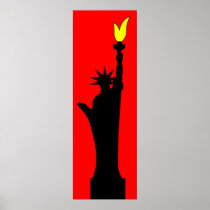 Inspired by the Statue of Liberty in Paris Print