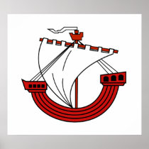 Inspired by the Vessel from the coat of arms Print