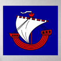 Inspired by the Vessel from the coat of arms Poster