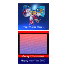 INSPIRED SANTA CHRISTMAS BOW PHOTO CARDS