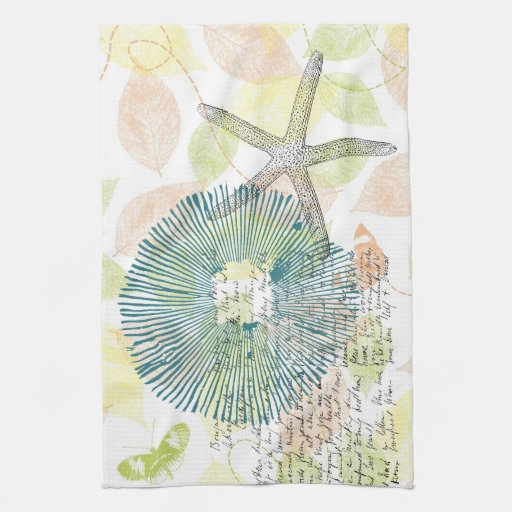 Beach Theme Kitchen Towels, Beach Theme Hand Towels