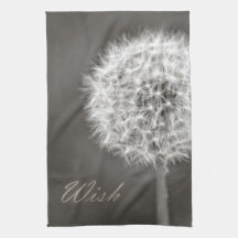 Inspired Wish Dandelion Hand Towels