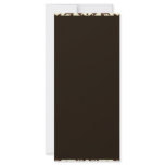 Inspiring Brown Paisley Pattern Personalized Rack Card