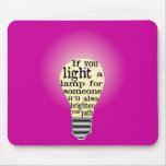 Inspiring Care Giving Quote mousepads