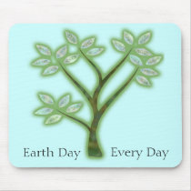 Inspiring Earth Day Tree mousepads by trish1968 Inspiring Earth Day Tree mousepads