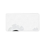 Inspiring Grey floral and damask pattern Personalized Address Label