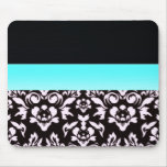 Inspiring light pinkish damask pattern mouse pads