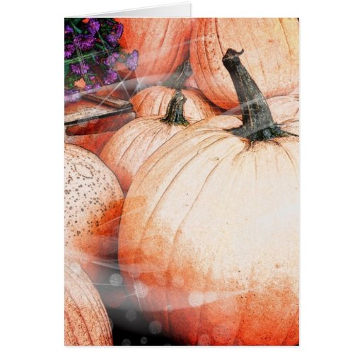 Inspirited Pumpkins Greeting Cards