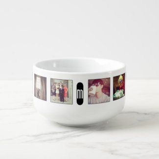 instagram monogram soup bowl soup mug