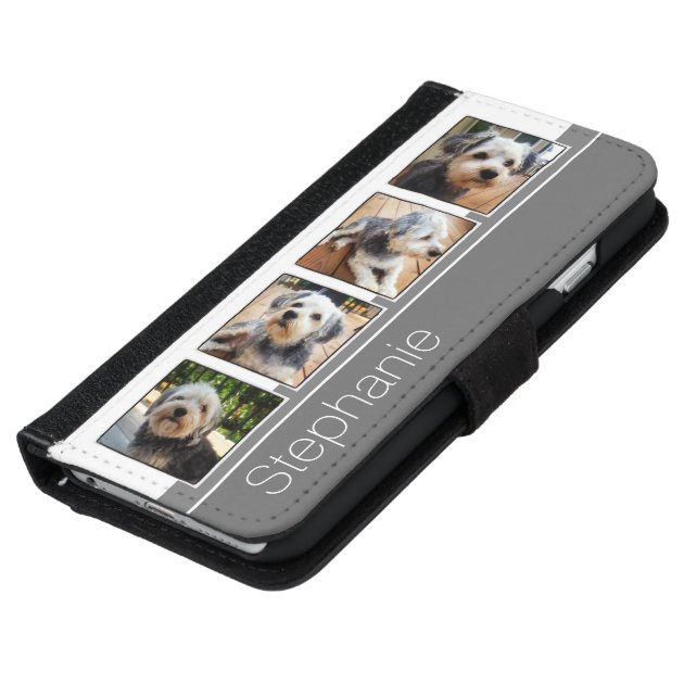 Instagram Photo Collage Using Lo Fi Frames iPhone 6 Wallet Case-5