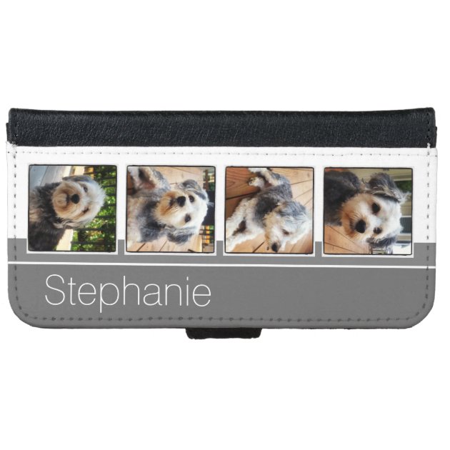 Instagram Photo Collage Using Lo Fi Frames iPhone 6 Wallet Case-4