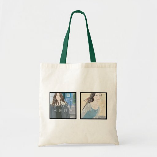 Instagram Two Photo Custom Tote Bag Designs