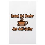 Instant Art Teacher...Just Add Coffee Customized Stationery