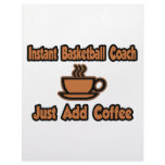 Instant Basketball Coach...Just Add Coffee Letterhead Design