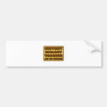Instant Biology Teacher ... Just Add Chocolate Bumper Sticker