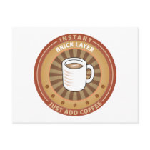 Instant Brick Layer postcards