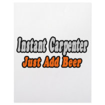 Instant Carpenter...Just Add Beer Letterhead