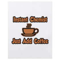 Instant Chemist...Just Add Coffee Flyer Design