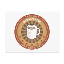 Instant Drum Player postcards by sciencewillprevail Instant Drum Player postcards