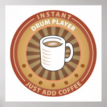 Instant Drum Player Print