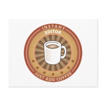 Instant Editor postcards