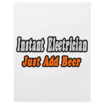 Instant Electrician...Just Add Beer Flyers
