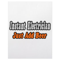 Instant Electrician...Just Add Beer Letterhead