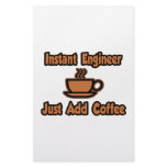 Instant Engineer...Just Add Coffee Stationery Design