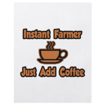 Instant Farmer...Just Add Coffee Flyer Design