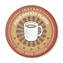 Instant Field Hockey Player magnets