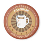 Instant Fisherman Fridge Magnets