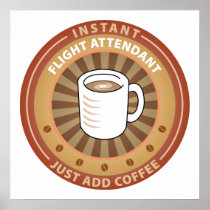 Instant Flight Attendant Print