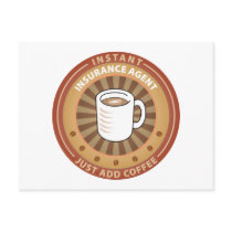 Instant Insurance Agent postcards