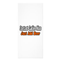 Instant Ladies Man...Just Add Beer rack cards