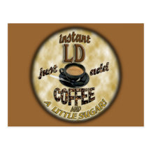 INSTANT LD - LICENSED DIETITIAN - ADD COFFEE POST CARDS