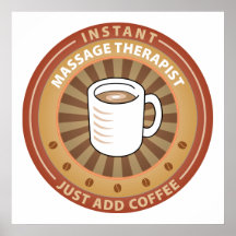 Instant Massage Therapist Poster