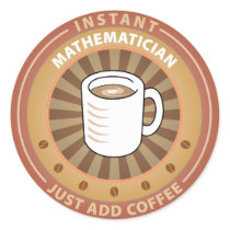 Instant Mathematician stickers