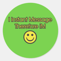 Instant Message Existentialism Stickers