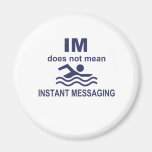 Instant Messaging for Swimmers Magnets